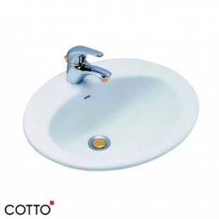 Chậu rửa lavabo COTTO C029 (âm bàn đá)